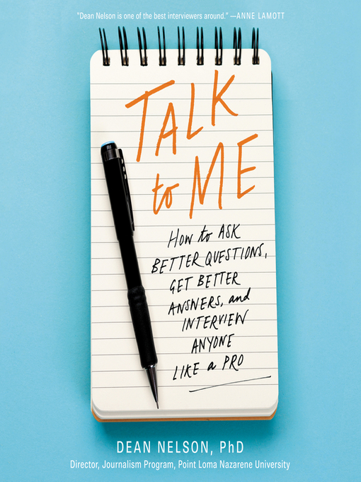 Title details for Talk to Me by Dean Nelson - Available